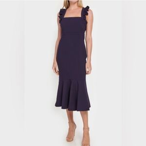 Likely Hara Midi Dress Navy